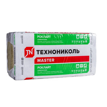 Утеплитель Технониколь РОКЛАЙТ 1200х600х100мм 0,288 м3 базальтовый утеплитель 2,88м2