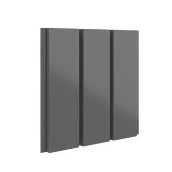 Аквасистем Софит металлический сплошной 2,4 х 0,303 0,73м2 RR 23 темно-серый