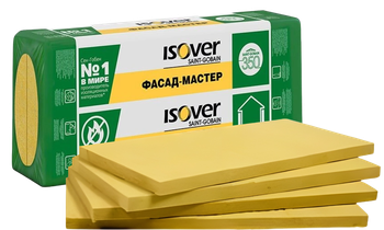 Утеплитель Изовер ISOVER ФАСАД Мастер 0,18м3 (600х1000х50мм 6шт) 3,6м2