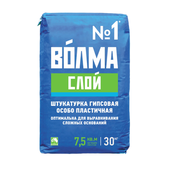 Штукатурка ВОЛМА - Слой  30 кг