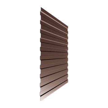 Профнастил С8 0,4мм Длина 2м RAL 8017 Шоколадно-коричневый