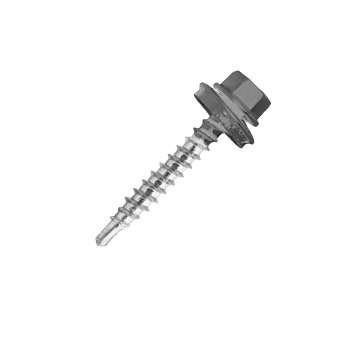 Саморез кровельный 5,5х 19 со сверлом (RAL 7024 - графитовый серый)