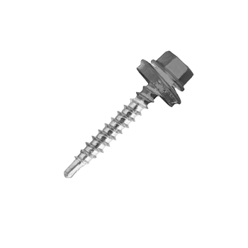 Саморез кровельный 4,8х 35 (RAL 7024 - графитовый серый)