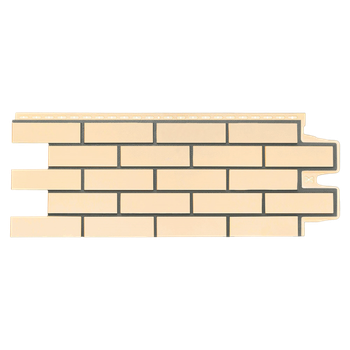 Панель фасадная Grand Line Design Клинкерный кирпич 969х390 0,378м2 бежевый