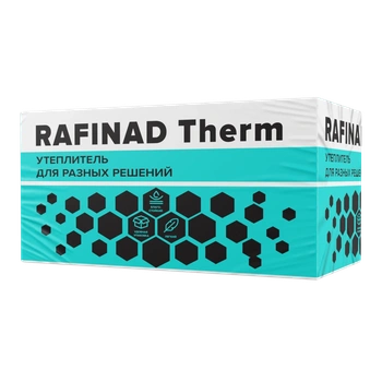 Плиты пенополистирольные Рафинад Терм 1200х600х 50мм (0,216м3; 6шт) 4,32м2 (ЭППС)