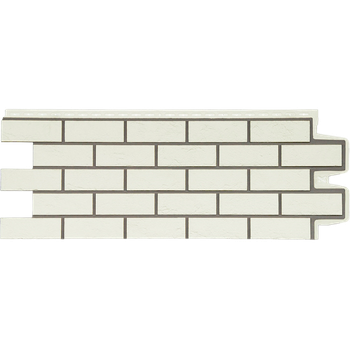 Панель фасадная Grand Line Design Состаренный кирпич 996х390 0,388м2 молочный