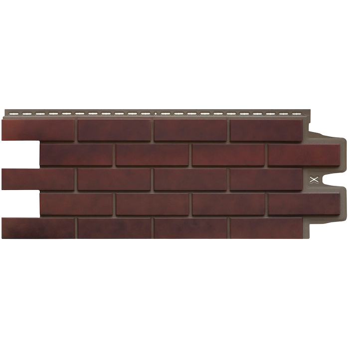 Панель фасадная Grand Line Design Plus Клинкерный кирпич 970х390 0,378м2 кофе (фото 1)