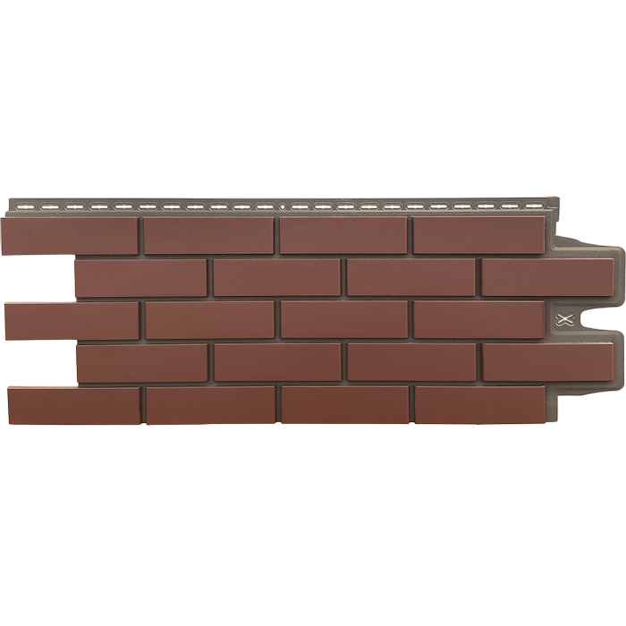 Панель фасадная Grand Line Design Plus Клинкерный кирпич 970х390 0,378м2 корица (фото 1)